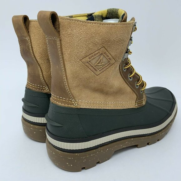 Sperry Top Sider Ice Bay STS20734 Olive Tan Duck 8 - Picture 8 of 11